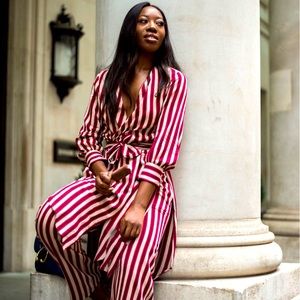 Zara stripped tunic top